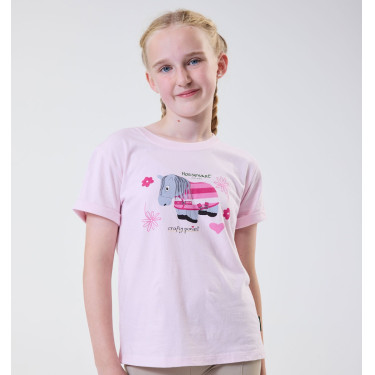 T-shirt bimbo equitazione Horseware x Crafty Ponies | equi-clic