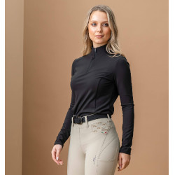 Maglietta da allenamento Horseware AA Alize inverno donna Nero