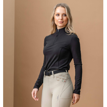 Maglietta da allenamento Horseware AA Alize inverno donna Nero