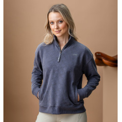 Felpa da donna Horseware AA Gabriella con mezza zip Antracite Grigio Felpa da donna Horseware AA Gabriella con mezza zip Antracite Grigio
