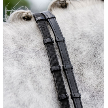Redini Horseware da salto con fermagli Nero