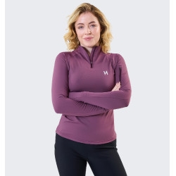 Polo equitazione donna invernale Horseware Strive 1/4 zip