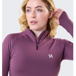 Polo equitazione donna invernale Horseware Strive 1/4 zip