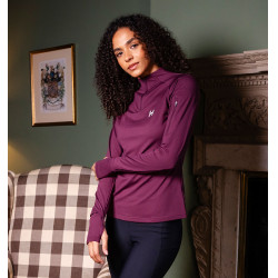 Polo equitazione donna invernale Horseware Strive 1/4 zip