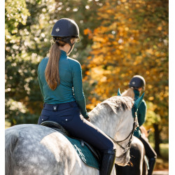 Polo 1/4 zip Horseware invernale Strive donna Verde dinastia Polo 1/4 zip Horseware invernale Strive donna Verde dinastia