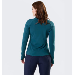 Polo 1/4 zip Horseware invernale Strive donna Verde dinastia Polo 1/4 zip Horseware invernale Strive donna Verde dinastia