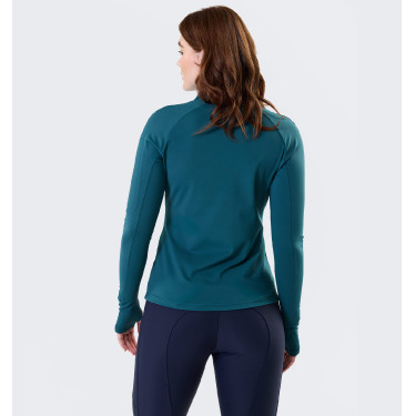 Polo 1/4 zip Horseware invernale Strive donna Verde dinastia Polo 1/4 zip Horseware invernale Strive donna Verde dinastia