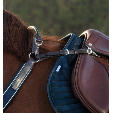 Pettorale Horseware Micklem con martingala Marrone