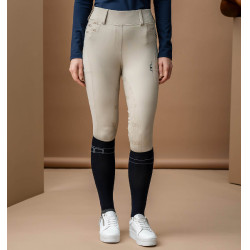 Pantaloni Hybrid Horseware con fondello in pelle AA Fina donna Beige Pantaloni Hybrid Horseware con fondello in pelle AA Fina donna Beige