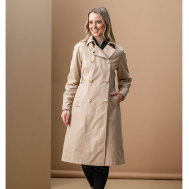Cappotto trench da equitazione Horseware AA Isabella donna Sabbia Beige