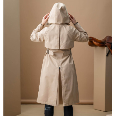 Cappotto trench da equitazione Horseware AA Isabella donna Sabbia Beige