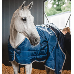 Liner Ionic Therapy Horseware 200 g Blu imperiale / argento e blu navy Liner Ionic Therapy Horseware 200 g Blu imperiale / argento e blu navy
