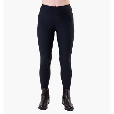 Leggings Optifit invernali Horseware con grip al ginocchio da donna Nero