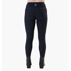 Leggings Optifit invernali Horseware con grip al ginocchio da donna Nero
