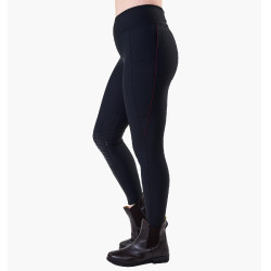 Leggings Optifit invernali Horseware con grip al ginocchio da donna Nero