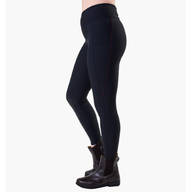 Leggings Optifit invernali Horseware con grip al ginocchio da donna Nero