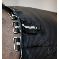 Coperta da scuderia Easy-Layer Horseware Plus 200 g Nero / nero / argento