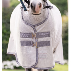 Coperta antimosche per pony Amigo® Bug Rug Plus Argento / grigio titanio / argento