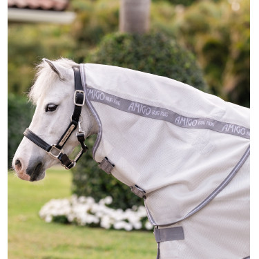 Coperta antimosche per pony Amigo® Bug Rug Plus Argento / grigio titanio / argento