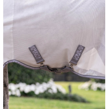 Coperta antimosche per pony Amigo® Bug Rug Plus Argento / grigio titanio / argento