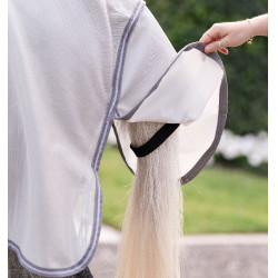 Coperta antimosche per pony Amigo® Bug Rug Plus Argento / grigio titanio / argento