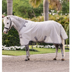 Coperta antimosche per pony Amigo® Bug Rug Plus Argento / grigio titanio / argento