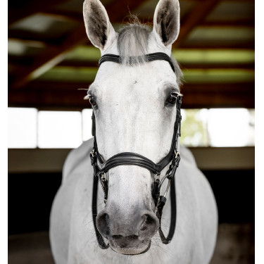 Briglia Horseware Micklem Deluxe Competition Nero Briglia Horseware Micklem Deluxe Competition Nero