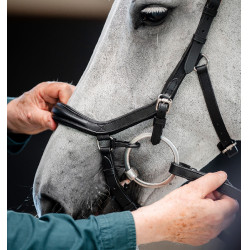 Briglia Horseware Micklem Deluxe Competition Nero Briglia Horseware Micklem Deluxe Competition Nero