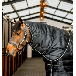 Copricollo da box Easy-Layer Horseware 100 g Nero / nero / argento
