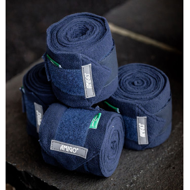 Fasce da polo Horseware Amigo Marina Blu marino