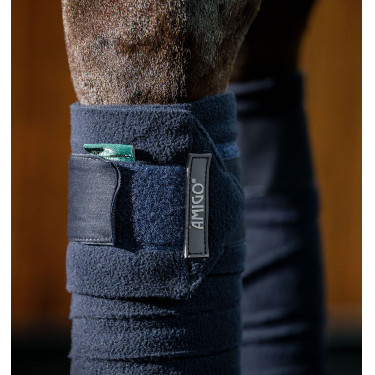 Fasce da polo Horseware Amigo Marina Blu marino
