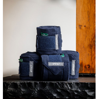 Fasce da polo Horseware Amigo Marina Blu marino