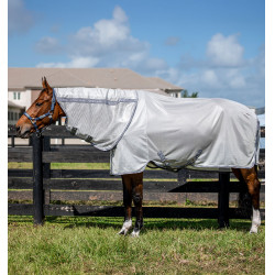 Coperta anti-insetti Horseware Amigo Bug Rug XL Plus Argento / grigio titanio / argento Coperta anti-insetti Horseware Amigo Bug Rug XL Plus Argento / grigio titanio / argento