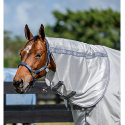 Coperta anti-insetti Horseware Amigo Bug Rug XL Plus Argento / grigio titanio / argento Coperta anti-insetti Horseware Amigo Bug Rug XL Plus Argento / grigio titanio / argento