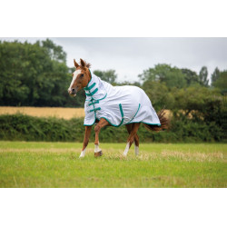 Coperta combinata anti-mosche Tempest Original Shires Bianco