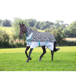 Coperta combo anti-mosche Tempest Original Zebra Shires Zebra Motivi Coperta combo anti-mosche Tempest Original Zebra Shires Zebra Motivi