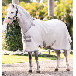 Camicia anti-insetti Horseware Amigo Bug Rug Pony Argento / grigio titanio / argento