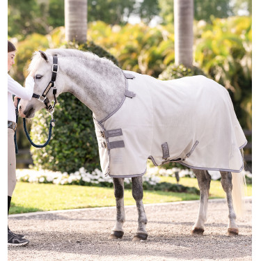 Camicia anti-insetti Horseware Amigo Bug Rug Pony Argento / grigio titanio / argento