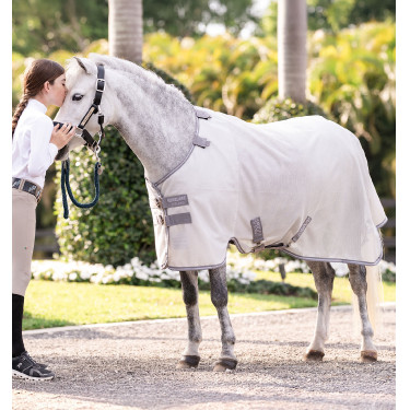 Camicia anti-insetti Horseware Amigo Bug Rug Pony Argento / grigio titanio / argento