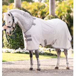 Camicia anti-insetti Horseware Amigo Bug Rug Pony Argento / grigio titanio / argento