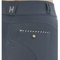 Pantaloni Horseware Newmarket a vita media con grip al ginocchio Orchidea indaco Viola Pantaloni Horseware Newmarket a vita media con grip al ginocchio Orchidea indaco Viola