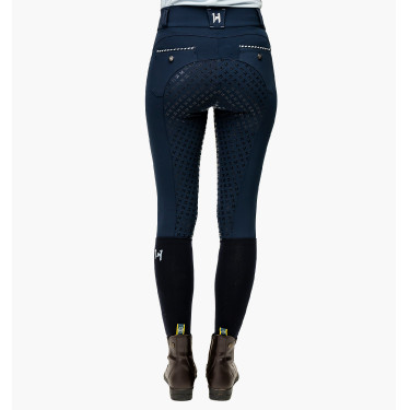 Pantaloni Horseware Newmarket a vita media con full seat Marina / marina Blu