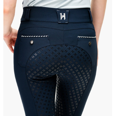 Pantaloni Horseware Newmarket a vita media con full seat Marina / marina Blu