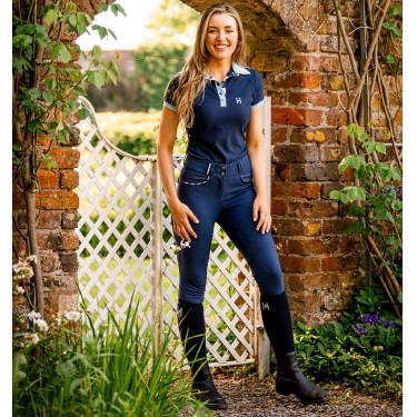 Pantaloni equitazione donna vita alta full seat Horseware