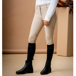 Pantaloni equitazione gara AA Aria con grip ginocchia