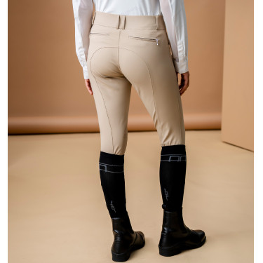 Pantaloni equitazione gara AA Aria con grip ginocchia