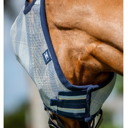 Maschere antimosche Horseware Newmarket senza orecchie Marine witney Blu marino