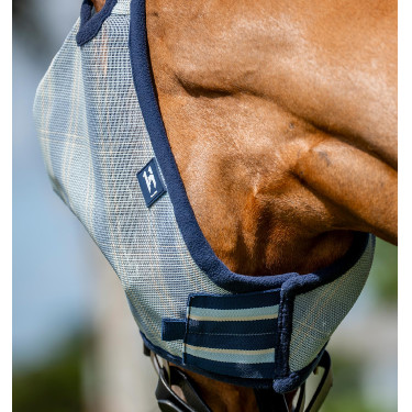 Maschere antimosche Horseware Newmarket senza orecchie Marine witney Blu marino