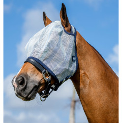 Maschere antimosche Horseware Newmarket senza orecchie Marine witney Blu marino