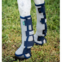 Paragambe anti-mosche Horseware confezione da 2 Argento / blu navy Paragambe anti-mosche Horseware confezione da 2 Argento / blu navy